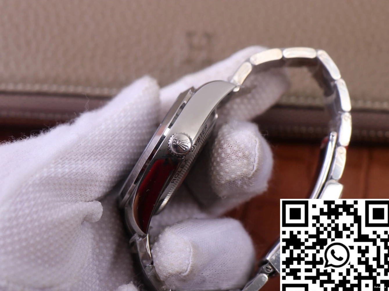 Silver Replica Design Factory 116400 Base LNT01HS-001 Rolex Milgauss JB case watch Noir Label 0402